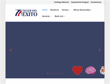 Tablet Screenshot of editorialtallerdelexito.com